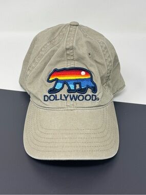 Dollywood hat multicolor smoky mountain bear / adjustable  hat